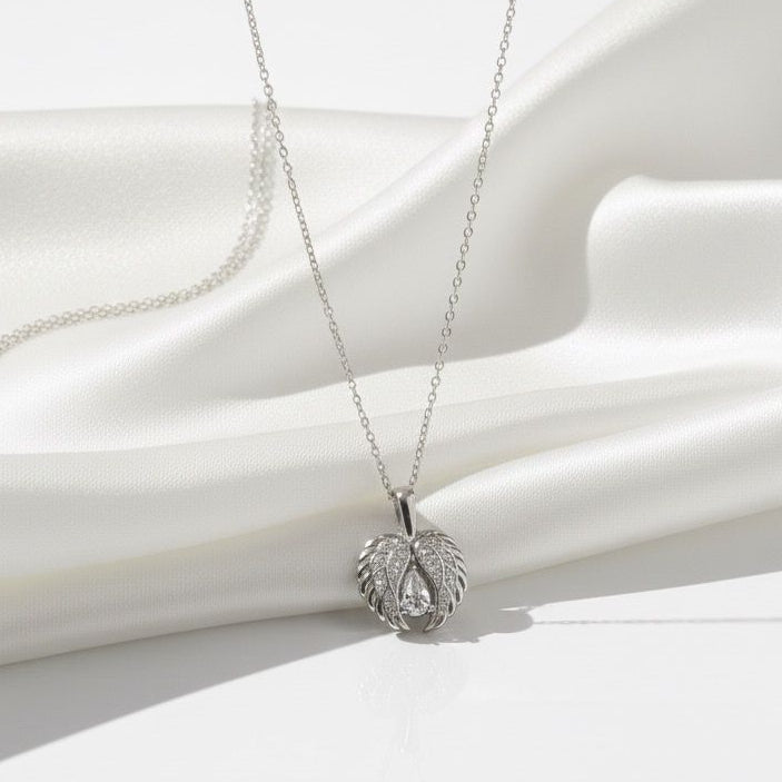 Hidden Heart Petals in Silver