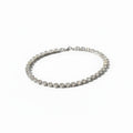 Square tennis bracelet - Clear